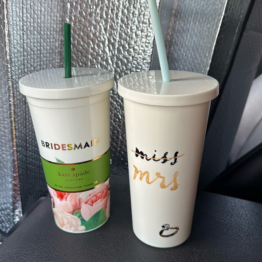 New  Kate Spade insulated tumbler 
Used Mrs insulated tumbler Kate Spade